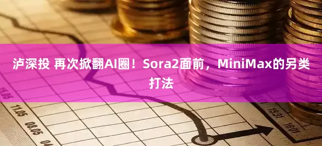 泸深投 再次掀翻AI圈！Sora2面前，MiniMax的另类打法